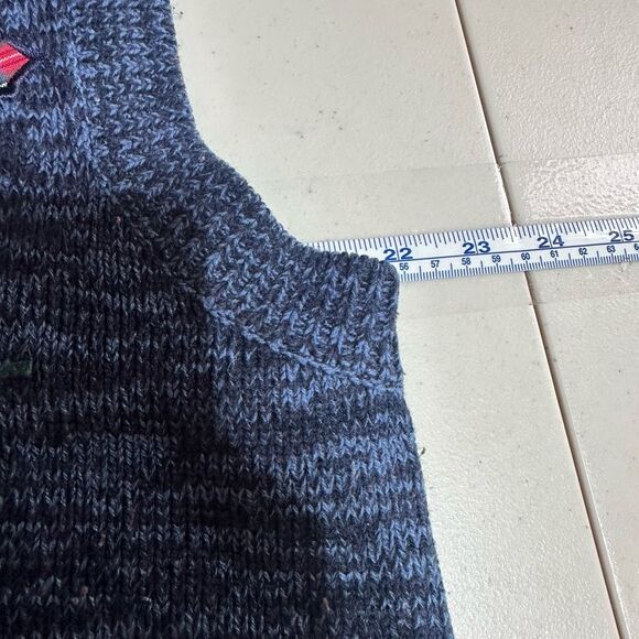 Cricket Lane Women's Button Up Christmas Sweater Vest Tartan Plaid Leaves Size M - Picture 8 of 9